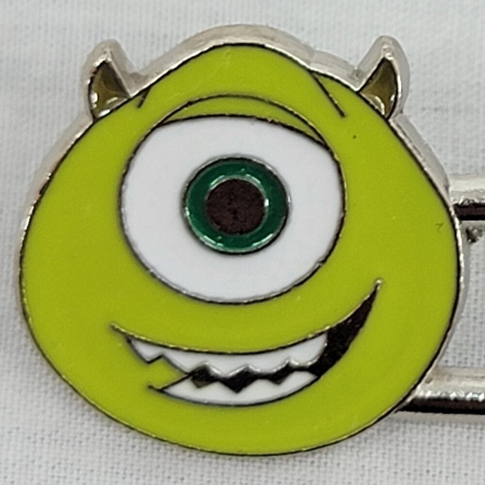 DISNEY Pin Trading ~ Disneyland Hong Kong ~ Safety Pin ~ Mike wazowski ~ 2015 ~1 - Picture 2 of 9